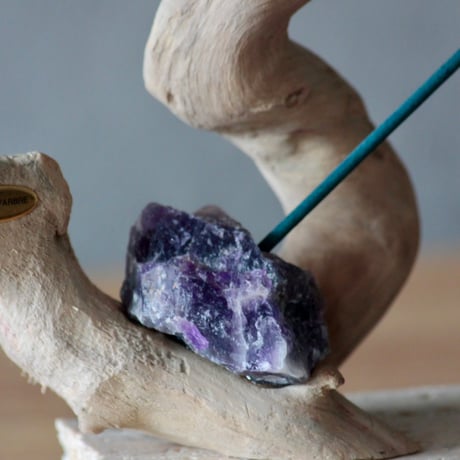 incense holder amethyst