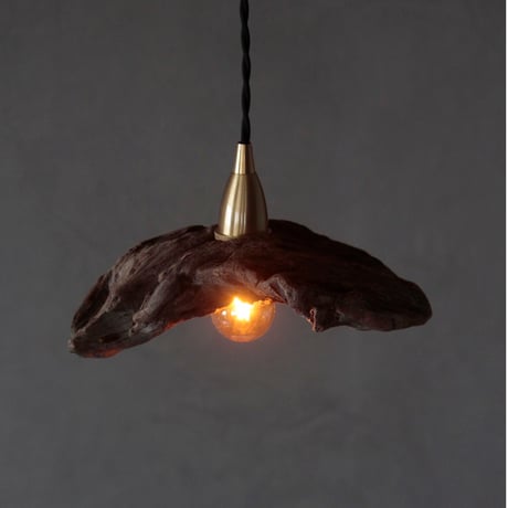 Driftwood shede pendant light