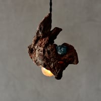 Driftwood×鉱物 pendant light