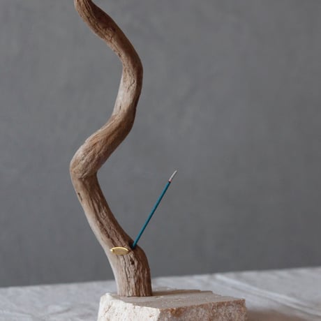 Driftwood incense holder#A