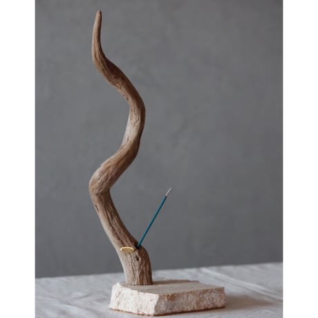 Driftwood incense holder#A