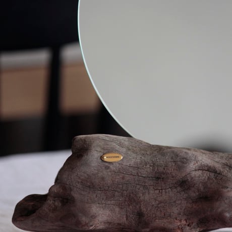 Driftwood stand mirror#1