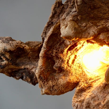 Driftwood block pendant  light