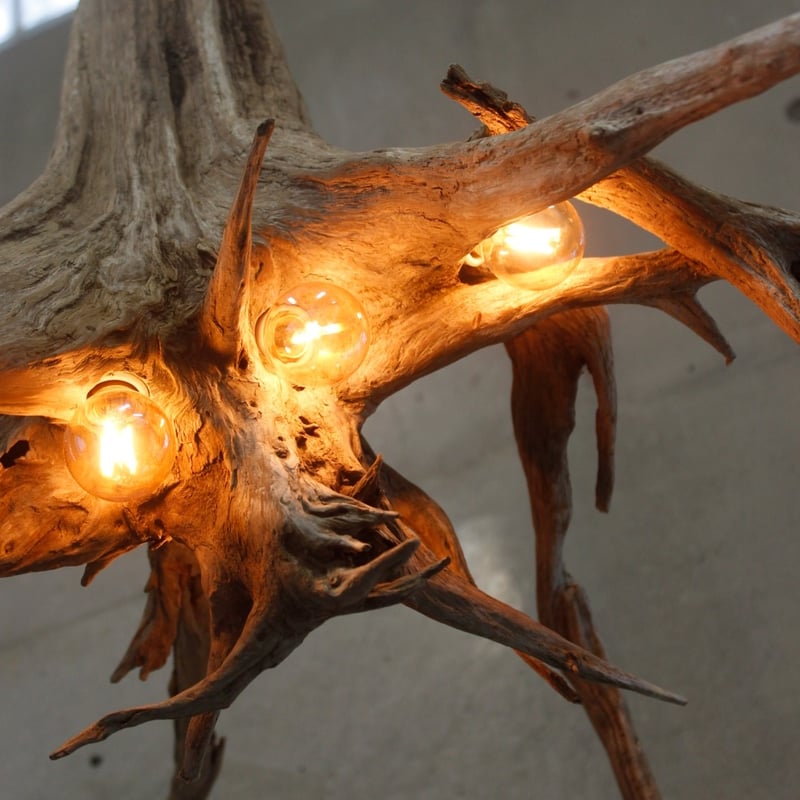 4bulbs Roots chandelier | WOOD'ARBRE