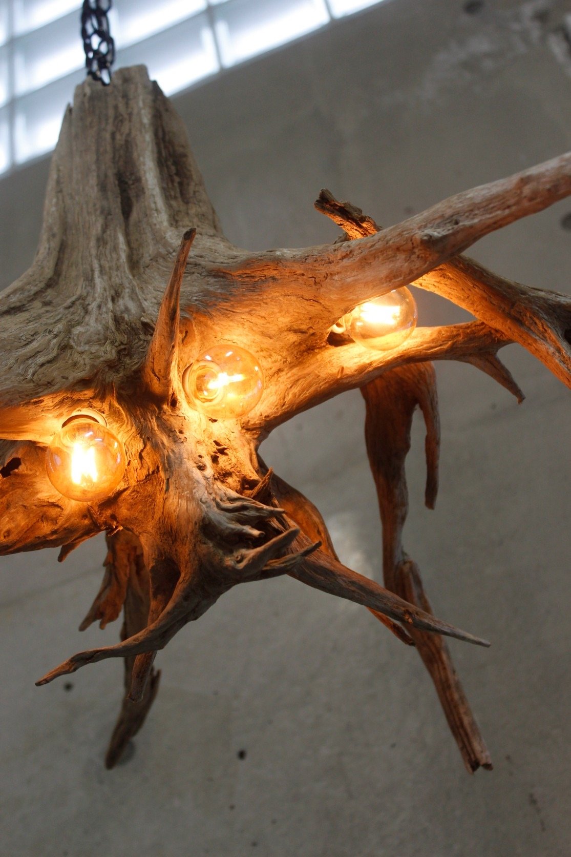 4bulbs Roots chandelier | WOOD'ARBRE