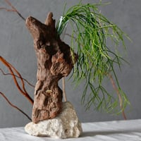 Driftwood natunalstone flowervase#C