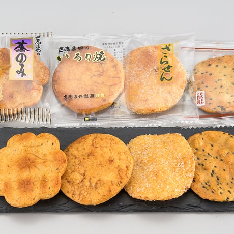 煎餅４種詰め合わせ（120枚/缶入り）