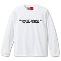 Savage States & Numb'n'dub Massive Impact (Redux)   Long Sleeve T-Shirt (WHITE)