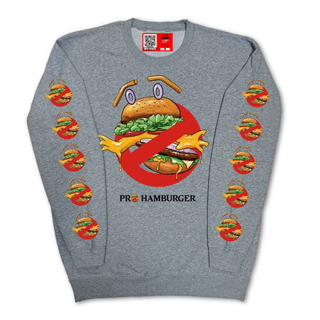 プロハンバーガー　FUNNYDOPE CLASSICS BEST MIX SWEAT  (GRAY)