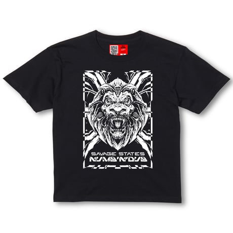 Savage States & Numb'n'dub  Massive Impact (Redux) T Shirt (Black)