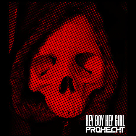 Prohecht  Hey Boy Hey Girl (SKULL)  Hoodie (Black)