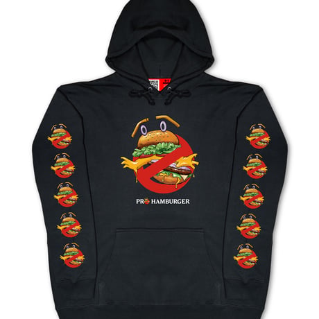 プロハンバーガー　FUNNYDOPE CLASSICS BEST MIX Hoodie  (BLACK)