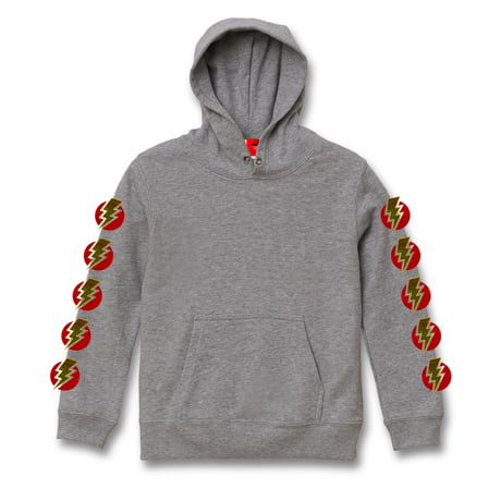 「雷音こずえのブンブン鬼愛雷駄亞」HOODIE(GRAY)