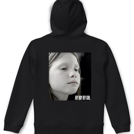 Prohecht  Hey Boy Hey Girl (GIRL)  Hoodie (Black)