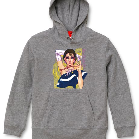 discsystem　Sensible Number  Hoodie (GRAY)