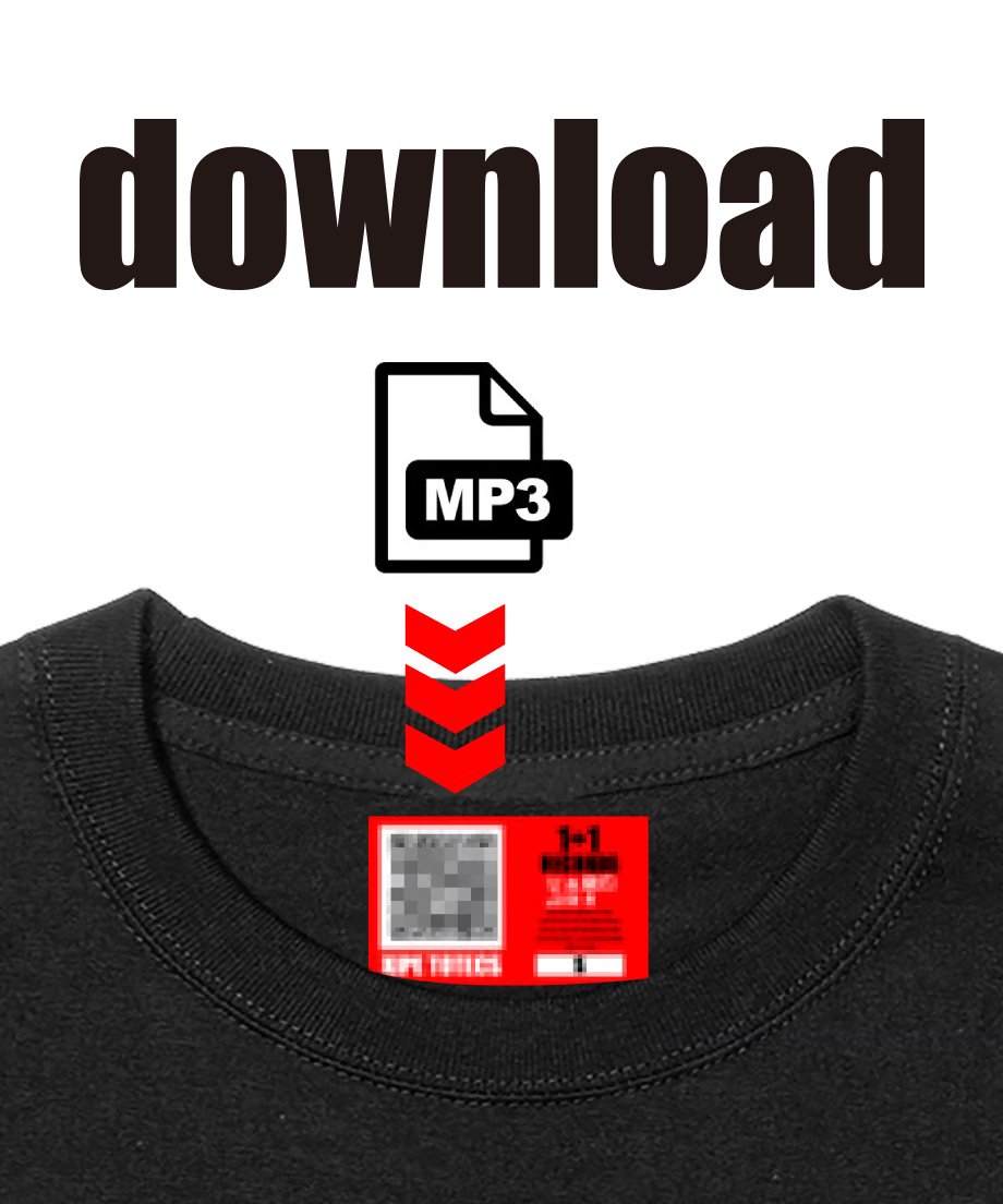 サイバーゴリラ革命」T-Shirt (WHITE) | 1+1 Records