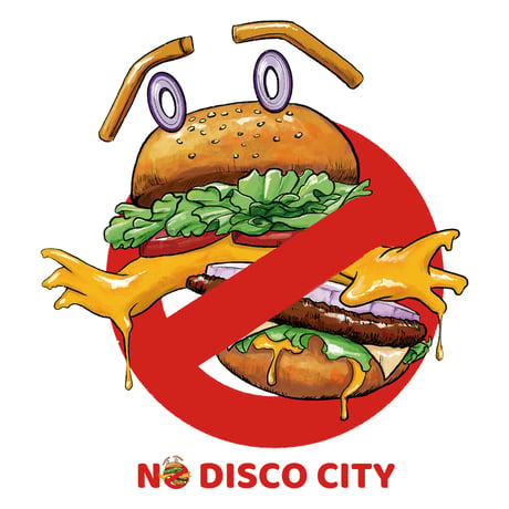 「No Disco City in 令和」 T-Shirt (WHITE)