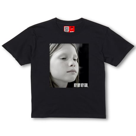 Prohecht  Hey Boy Hey Girl (GIRL)T Shirt  (BLACK)