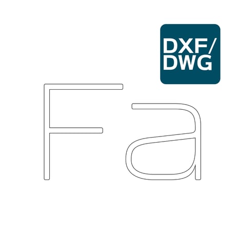 【DXF／DWG形式】文字のデータ化（アウトライン）