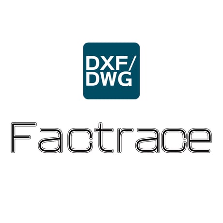 【DXF／DWG形式】 文字のデータ化（カットライン有り）