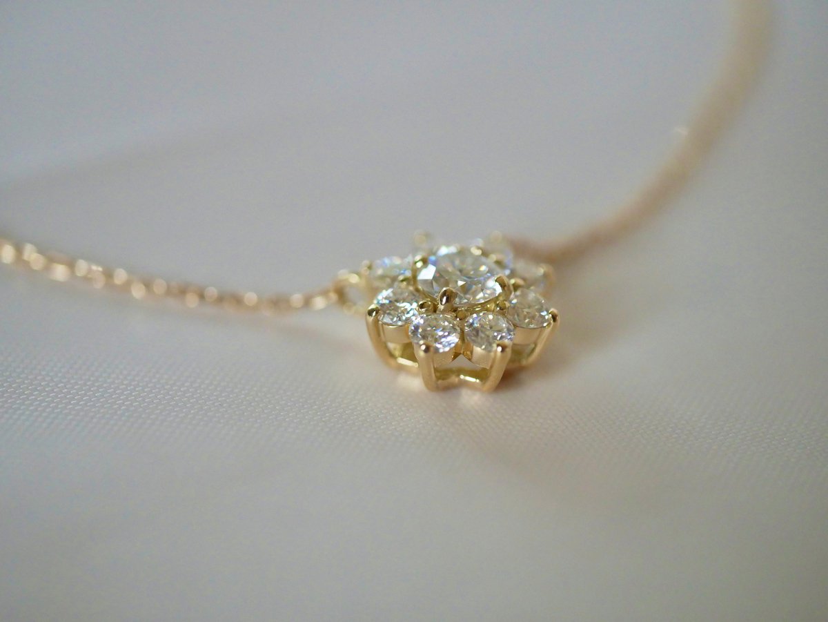 サンフラワーネックレス フルールコレクション サンフラワーネックレスS – RAVICHARME