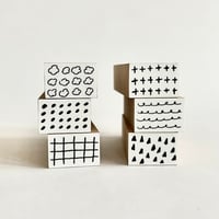模様のはんこ