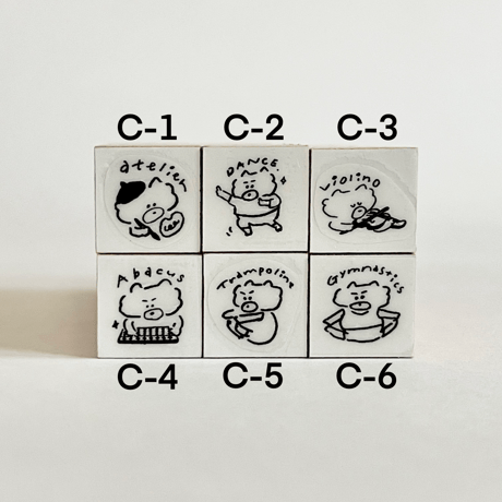 もふわちゃんの習い事はんこC