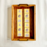 ちぎるカード1シート（イエローの布こもの）