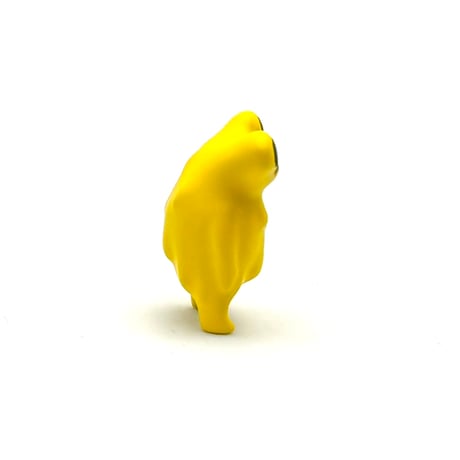 STICKY FROG 2cm Carl figure Solid-yellow