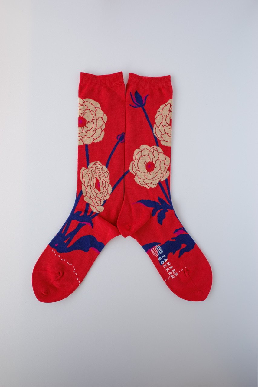 GAKKIN HANABATSU 2 PAIRS OF SOCKS 靴下 くつ下 GAKKIN HANABATSU 2 PAIRS OF SOCKS 靴下 くつ下