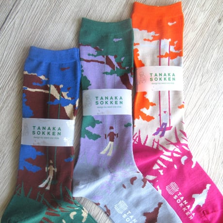 レッグウェア tanakadaisuke / race up darts socks Grateful Dead Dancing Dead Feel 360™ Infiknit™ Light Cushion