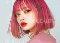 【ミディアム・ボブ】ハイトーンカラー／1オーナー