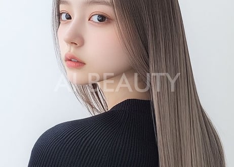 【ロング】ストレートヘアスタイル／1オーナー