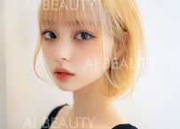 【ミディアム・ボブ】ハイトーンカラー／1オーナー