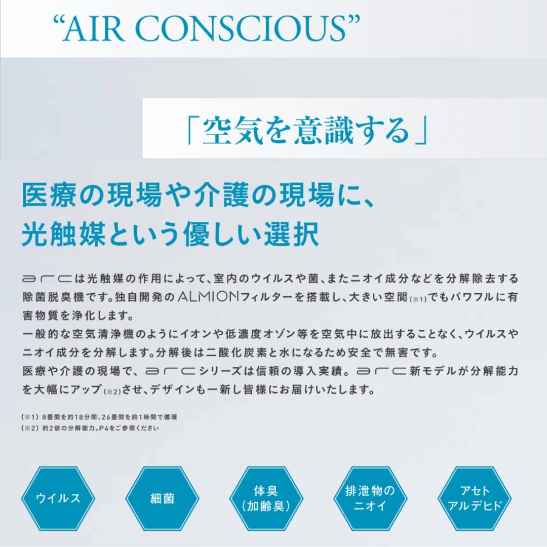 光触媒除菌脱臭機 arc-3 | sincare store