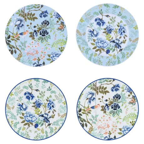 PORCELAINE DE CHINE　サイドプレート（4枚セット）