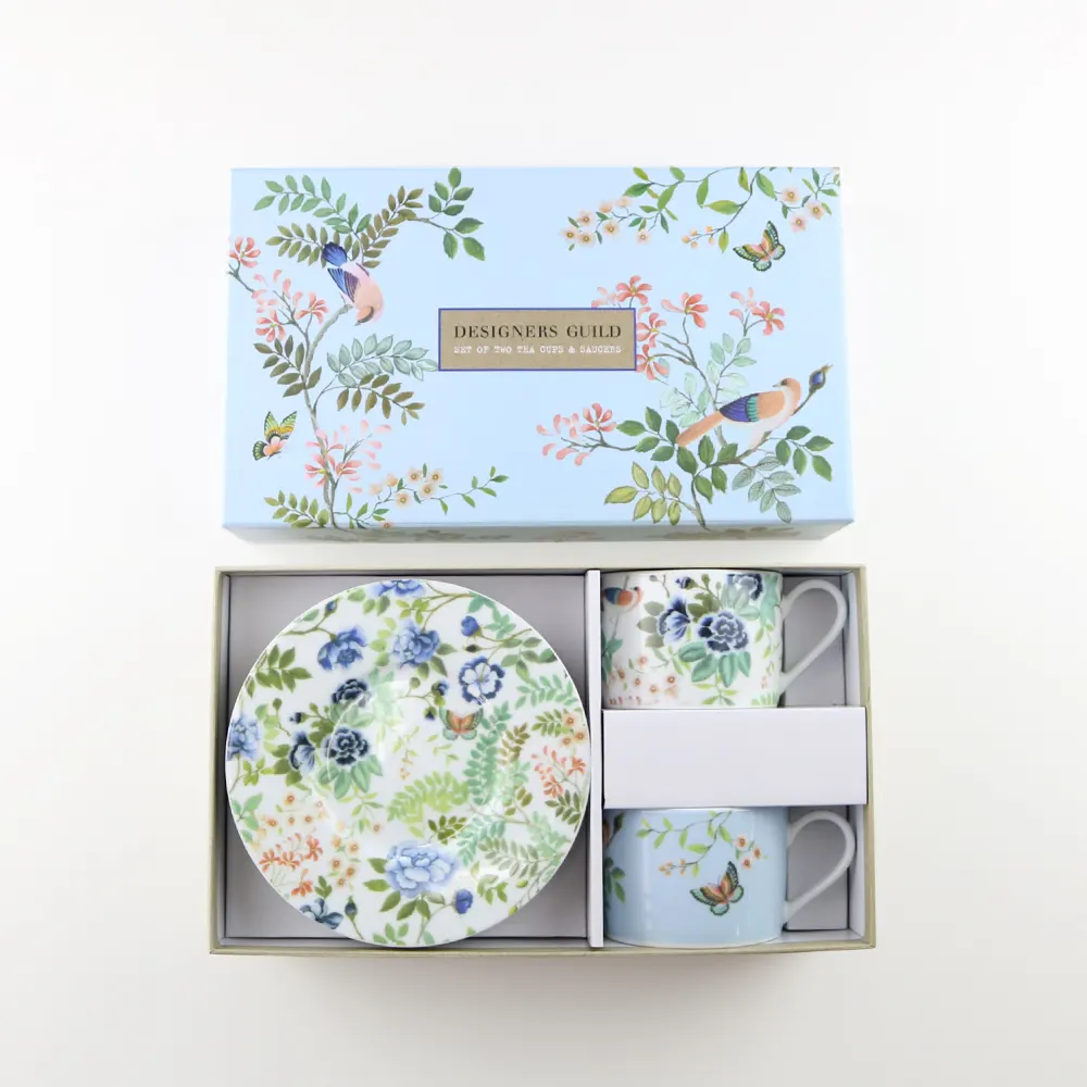 PORCELAINE DE CHINE ティーカップ＆ソーサー（2個セット） | DESIGN
