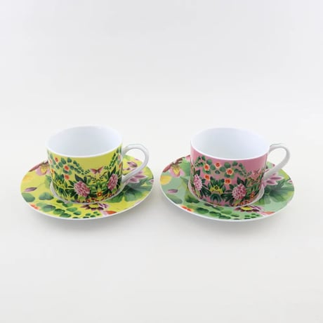 IKEBANA　ティーカップ＆ソーサー（2個セット）