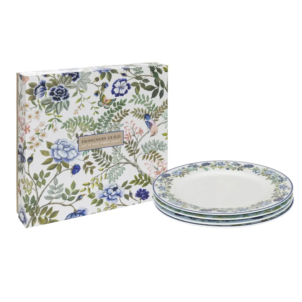 【英国】 アールデコ ディナーセット 4名用30本組 A1プレート PORCELAINE DE CHINE ディナープレート（4枚セット） | DESIGNERS