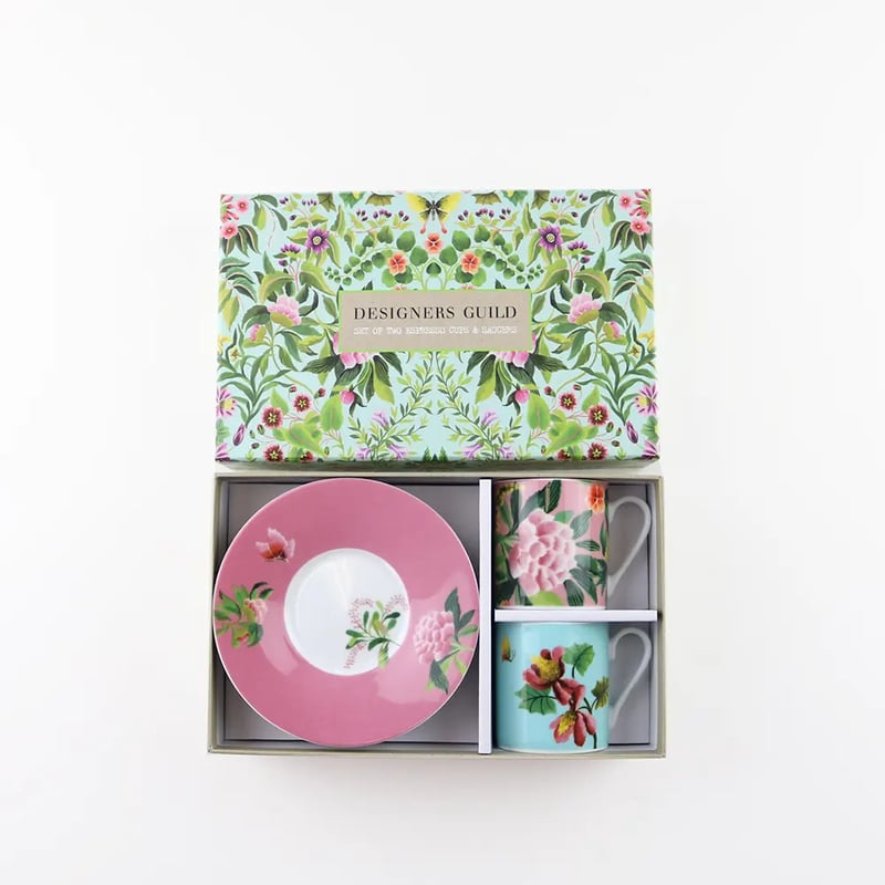 IKEBANA エスプレッソカップ＆ソーサー（2個セット