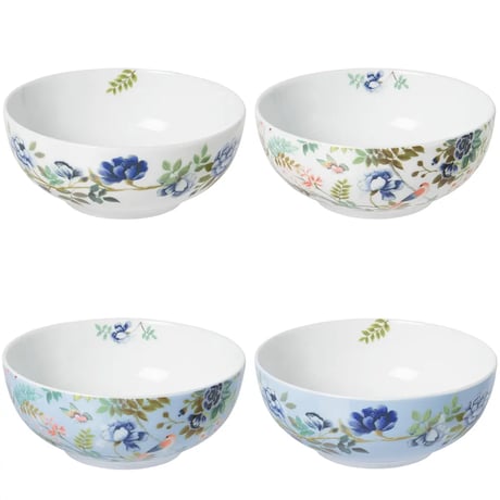 PORCELAINE DE CHINE　シリアルボウル（4枚セット）