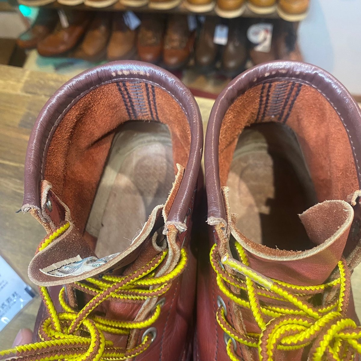 90s Vintage REDWING 8875 四角犬タグ アイリッシュセッター 8E 90s Vintage REDWING 8875 四角犬タグ アイリッシュセッター 8E