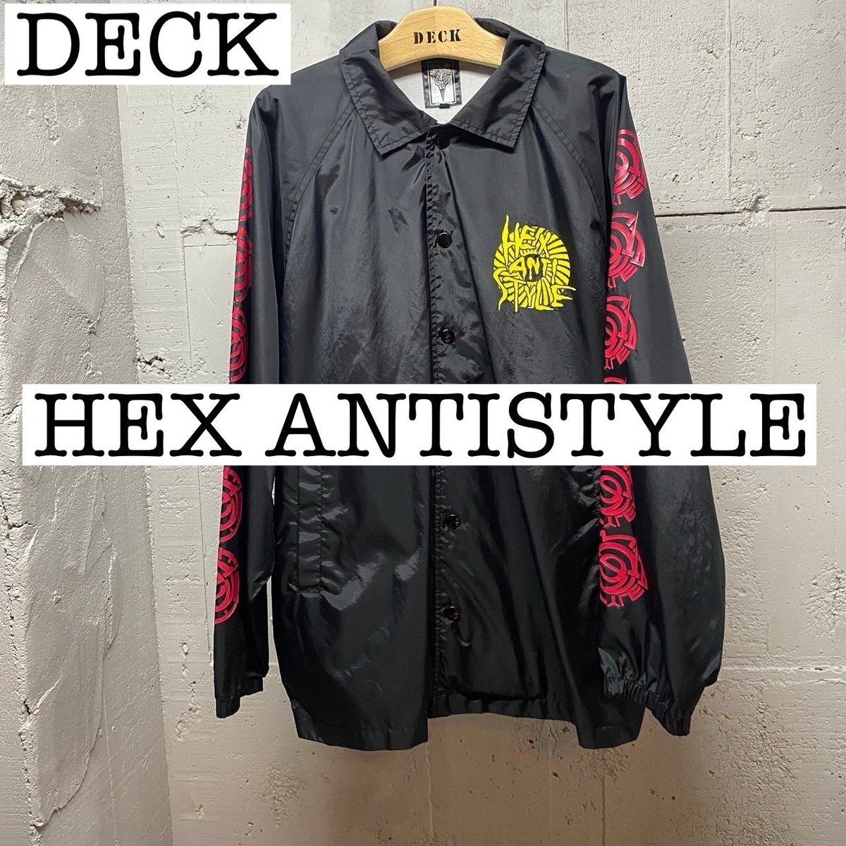 HEX ANTISTYLE ナイロンジャケット ブラック fit=scale-down,w=1200