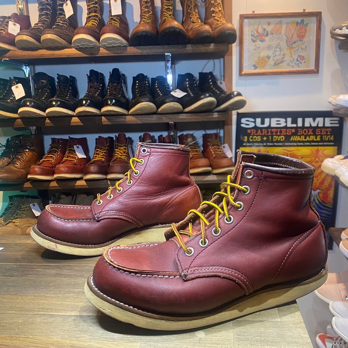 90s Vintage REDWING 8875 四角犬タグ アイリッシュセッター 7E 90s Vintage REDWING 8875 四角犬タグ アイリッシュセッター 7E
