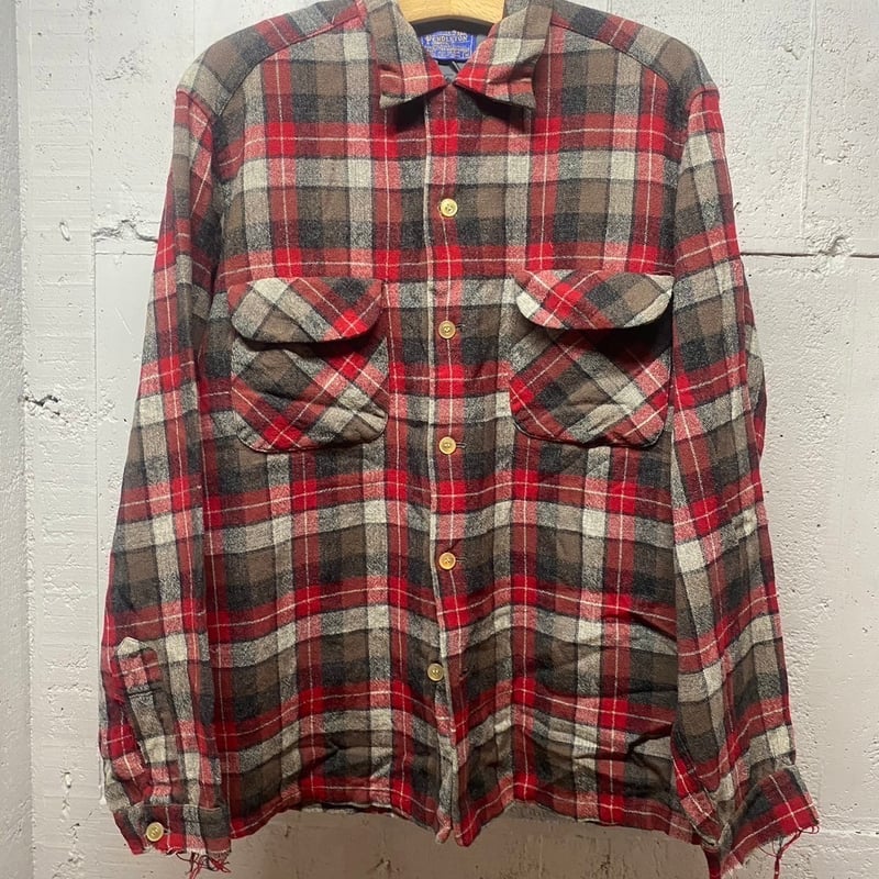 50s vintage ペンドルトン ウールシャツ ウールマークなし 50s vintage ペンドルトン ウールシャツ ウールマークなし