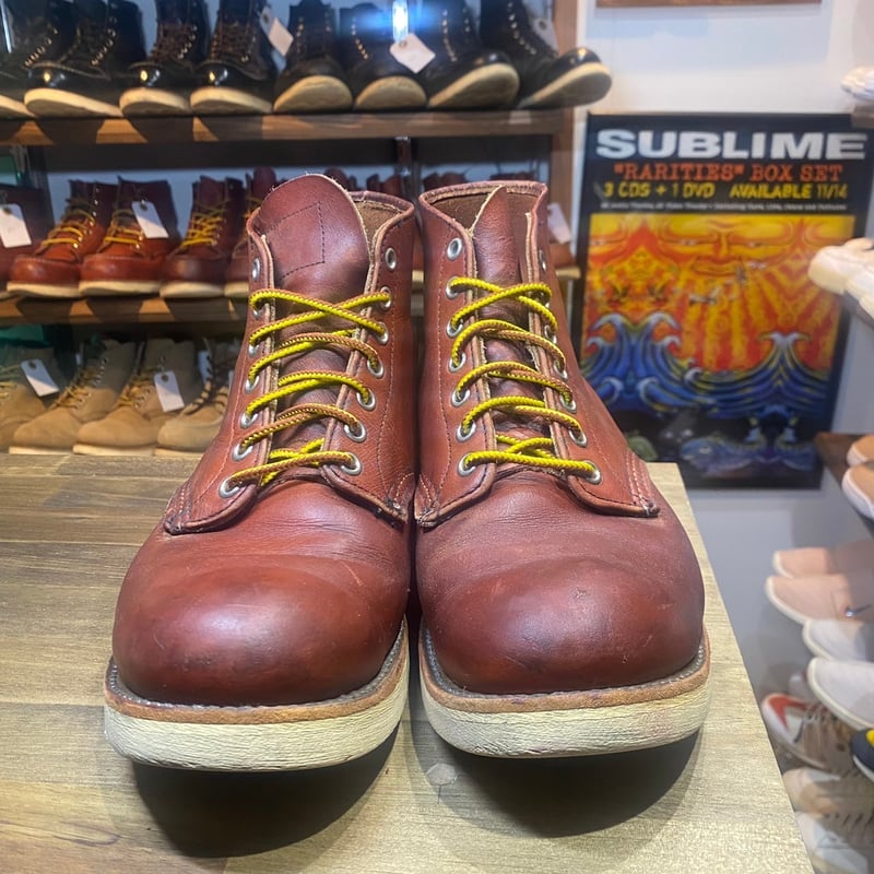 90s Vintage REDWING 8166 四角犬タグ アイリッシュセッター 8D 赤茶...