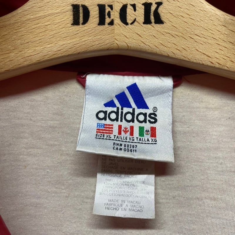 90s vintage adidas 万国旗タグ ナイロンジャケット XL JS021 | DECK 90s vintage adidas 万国旗タグ ナイロンジャケット XL JS021 | DECK