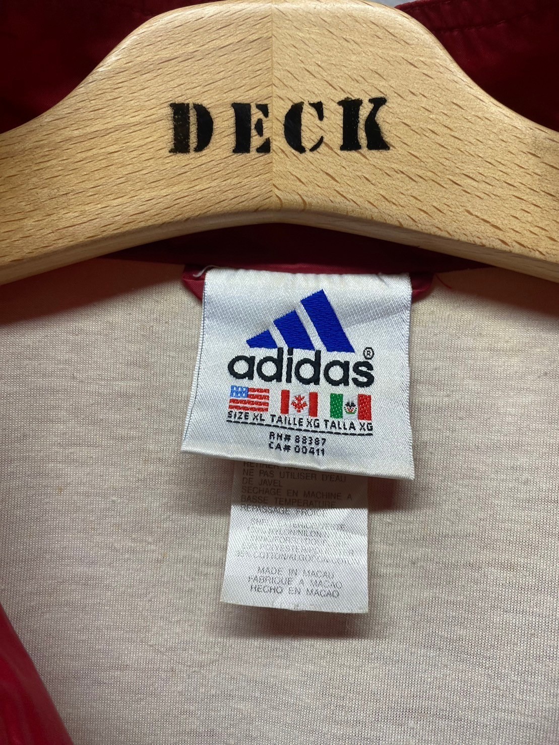 90s vintage adidas 万国旗タグ ナイロンジャケット XL JS021 | DECK 90s vintage adidas 万国旗タグ ナイロンジャケット XL JS021 | DECK