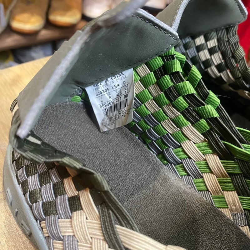 00年 ビンテージ NIKE エアウーブン デッドストック グリーン 箱 27