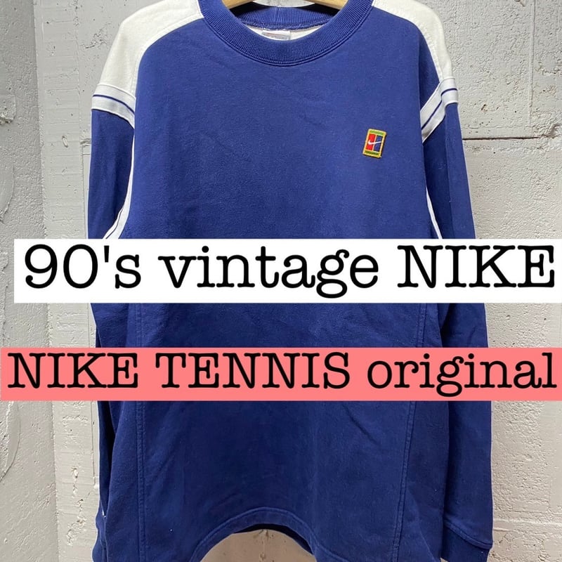 90s vintage NIKE 銀タグ 白タグ ナイキテニス スウェット SWS026 |